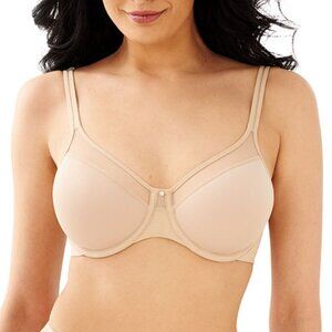 #393 Bali One Smooth U Ultra Light Underwire Bra Nude  Women's